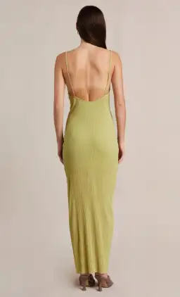 Bec & Bridge Plisse Maxi Dress Green Size 6 for rent on The Volte - image 1