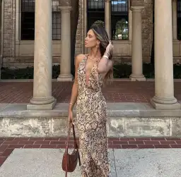 Bec & Bridge Samara Dress Print Size 6 for rent on The Volte - image 1