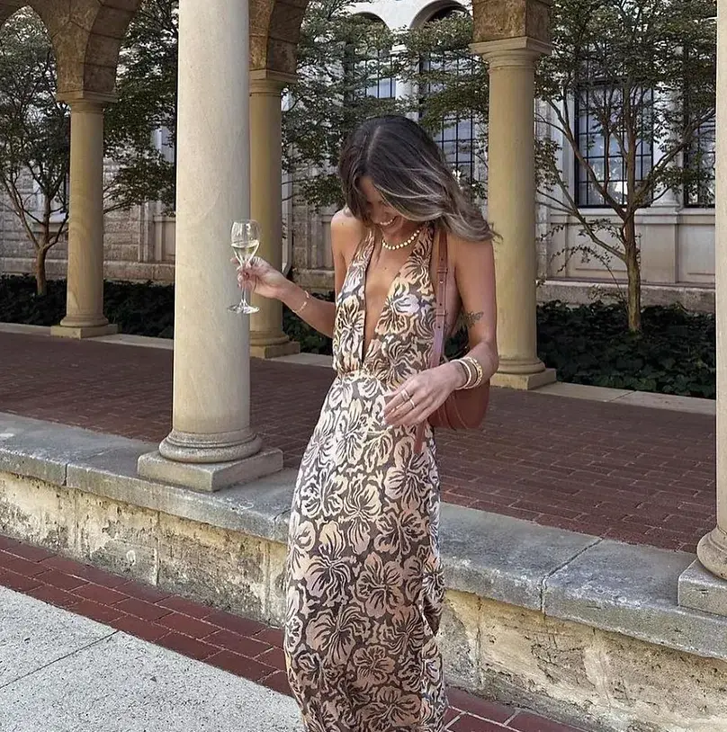 Bec & Bridge Samara Dress Print Size 6 for rent on The Volte - main image