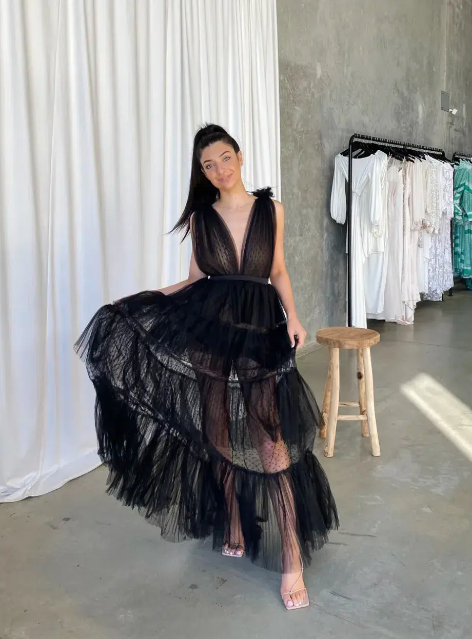 Lexi Zendaya Dress Black Size 8 for rent on The Volte - main image