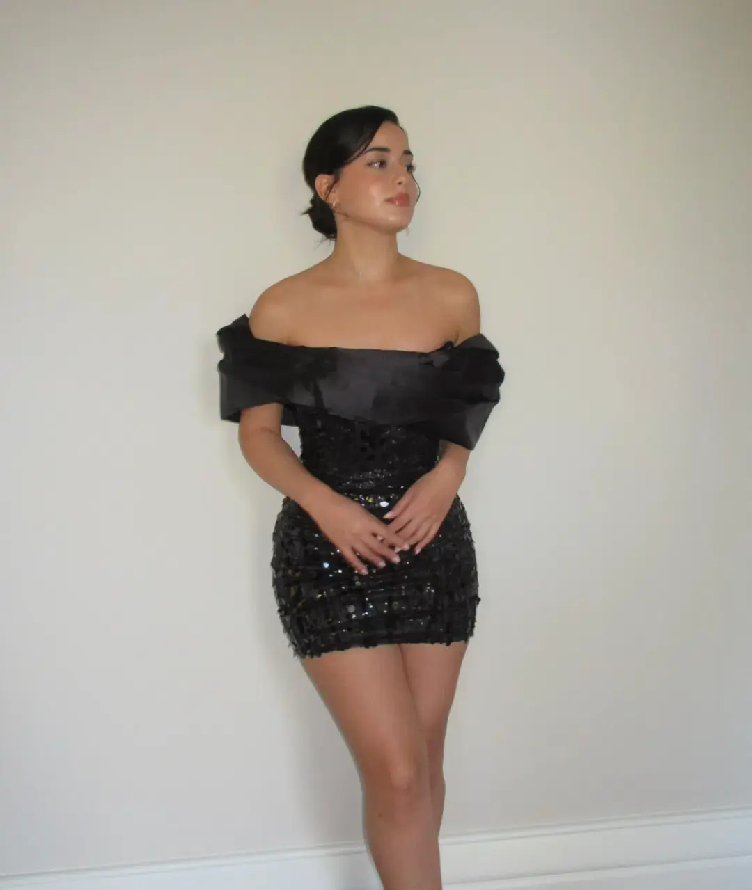 Eliya the Label Bianca Dress Black Size 6 for rent on The Volte - main image