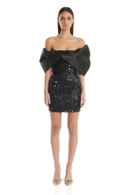 Eliya the Label Bianca Dress Black Size 6 for rent on The Volte - image 1
