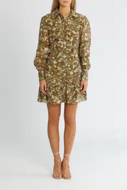 Ministry of Style Floral In Disguise Mini Dress Multi Print Size 12 for rent on The Volte - image 1