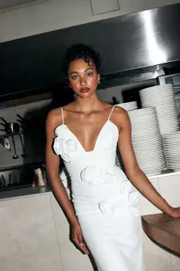 Eliya The Label April Dress White Size 6 for rent on The Volte - image 1