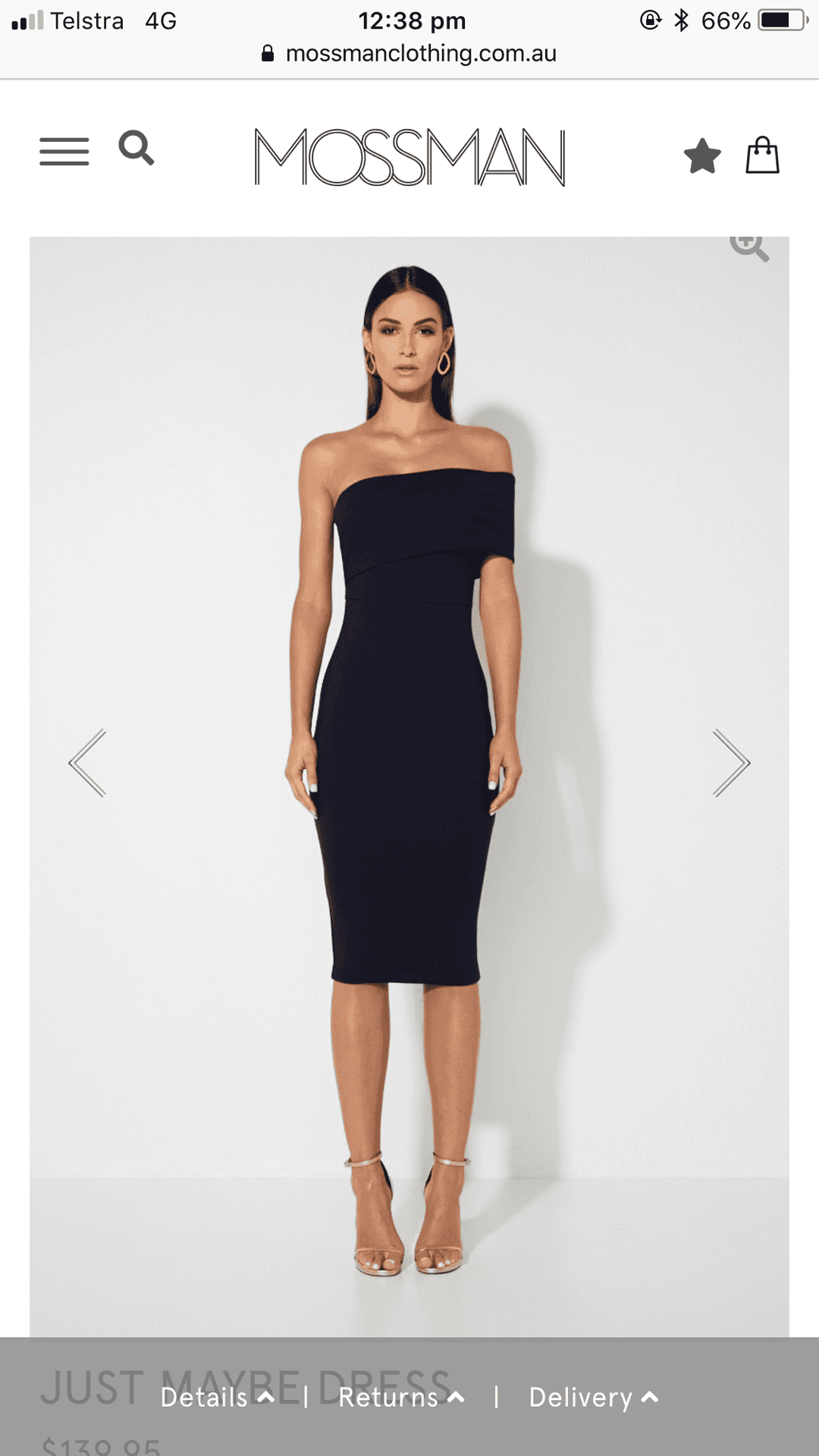 Mossman ‘Just Maybe Dress’ for rent on The Volte - main image