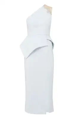 Rachel Gilbert Juno One Shoulder Midi Dress White Size 0 / AU 6 for rent on The Volte - image 1