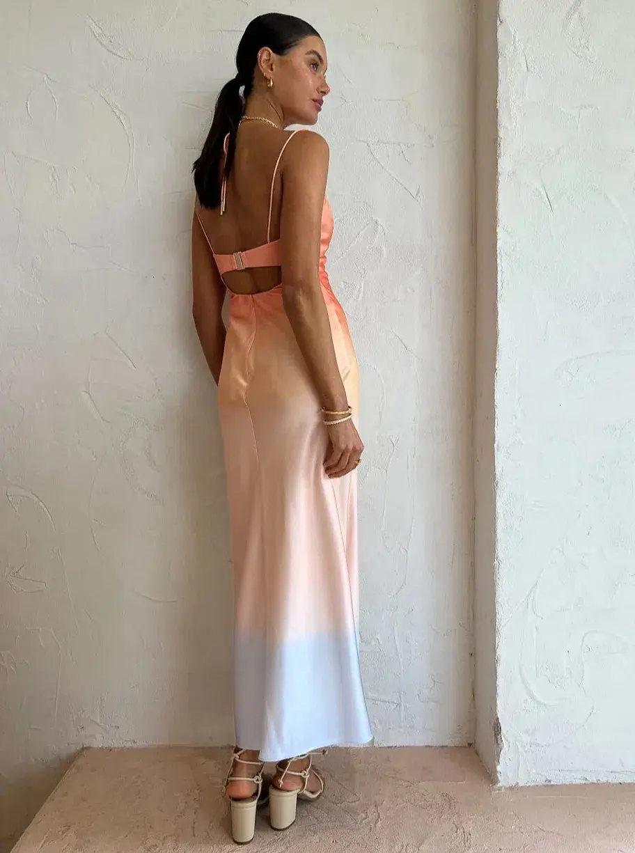 Significant Other Karli Midi Dress Horizon Size 6 for rent on The Volte - main image