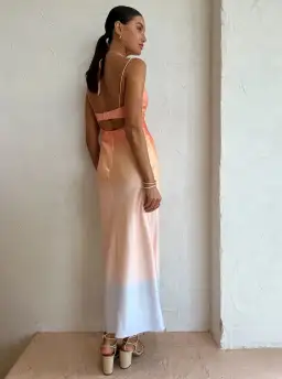 Significant Other Karli Midi Dress Horizon Size 6 for rent on The Volte - image 3