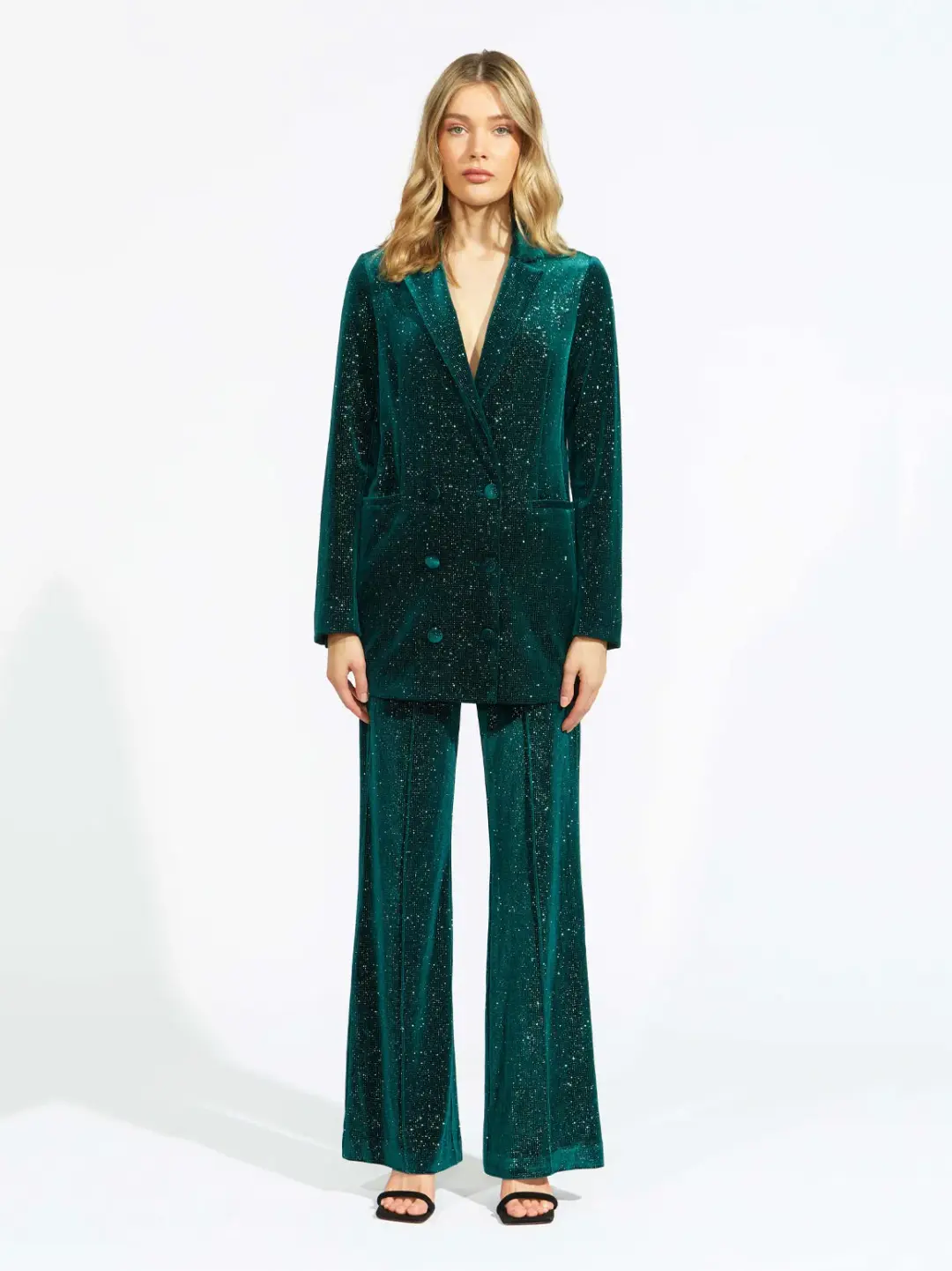 Alice McCall Midnight Magic Two-Piece Forest Green Size 6 for rent on The Volte - main image