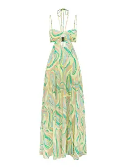 Alice McCall Swan Lake Midi Dress Citrus Size 12 AU for rent on The Volte - image 4