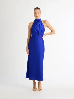 Sheike Jasmine Midi Dress Blue Size 10 for rent on The Volte - image 1