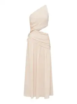 Alice McCall Lolita Midi Dress in Chai Latte Size 12 AU for rent on The Volte - image 5