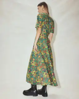Alemais Isabella V Midi Dress Green Size 14 for rent on The Volte - image 2