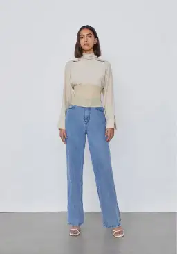 Viktoria and Woods Sistine Corset in Nude/Tan Size 4 for rent on The Volte - image 1