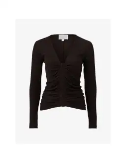 Viktoria & Woods Harper Merino Cardigan Black Size 1 / AU 8 for rent on The Volte - image 4
