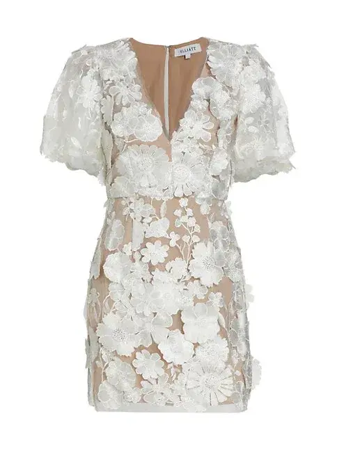 Elliat - Zayla Dress White - Size 12 for rent on The Volte - main image