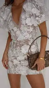 Elliat - Zayla Dress White - Size 12 for rent on The Volte - image 4