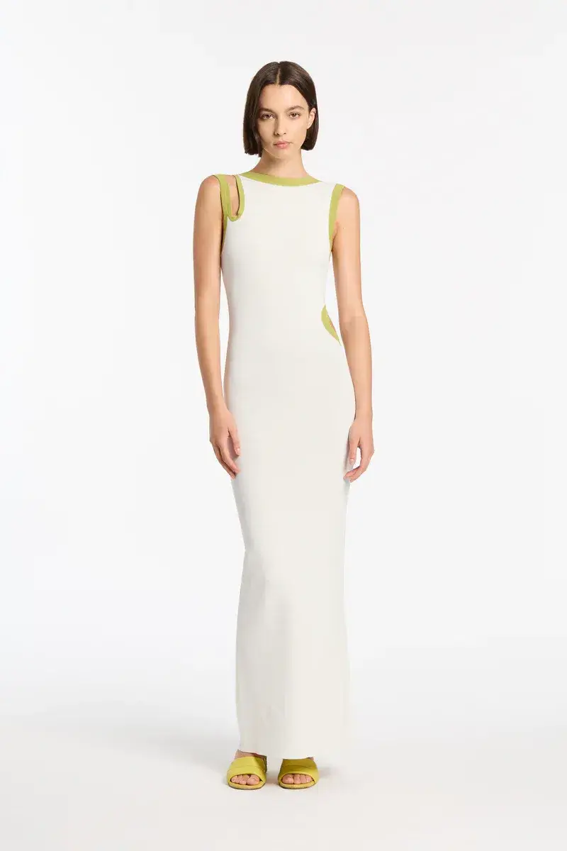 Sir the Label Cut Out Evalina Dress White Size 0/Au 6 for rent on The Volte - main image