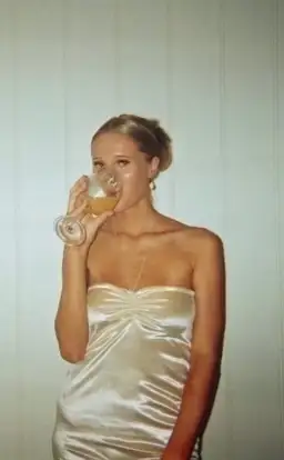 Hntr the Label Lulu Gown in Champagne Size XS/S for rent on The Volte - image 3