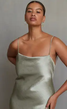 Bec & Bridge The Dreamer Tie Maxi Dress Sage Size 10 for rent on The Volte - image 4