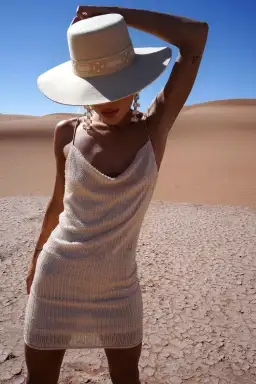 Rat & Boa Nula Sequin Mini Dress Cream Size M/Au 10 for rent on The Volte - image 4