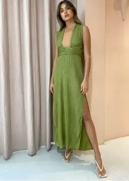 Savannah Morrow Verita Dress in Agave Size 8 for rent on The Volte - image 1