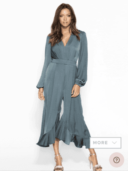 Sheike oxford jumpsuit grey blue 6 for rent on The Volte - image 1