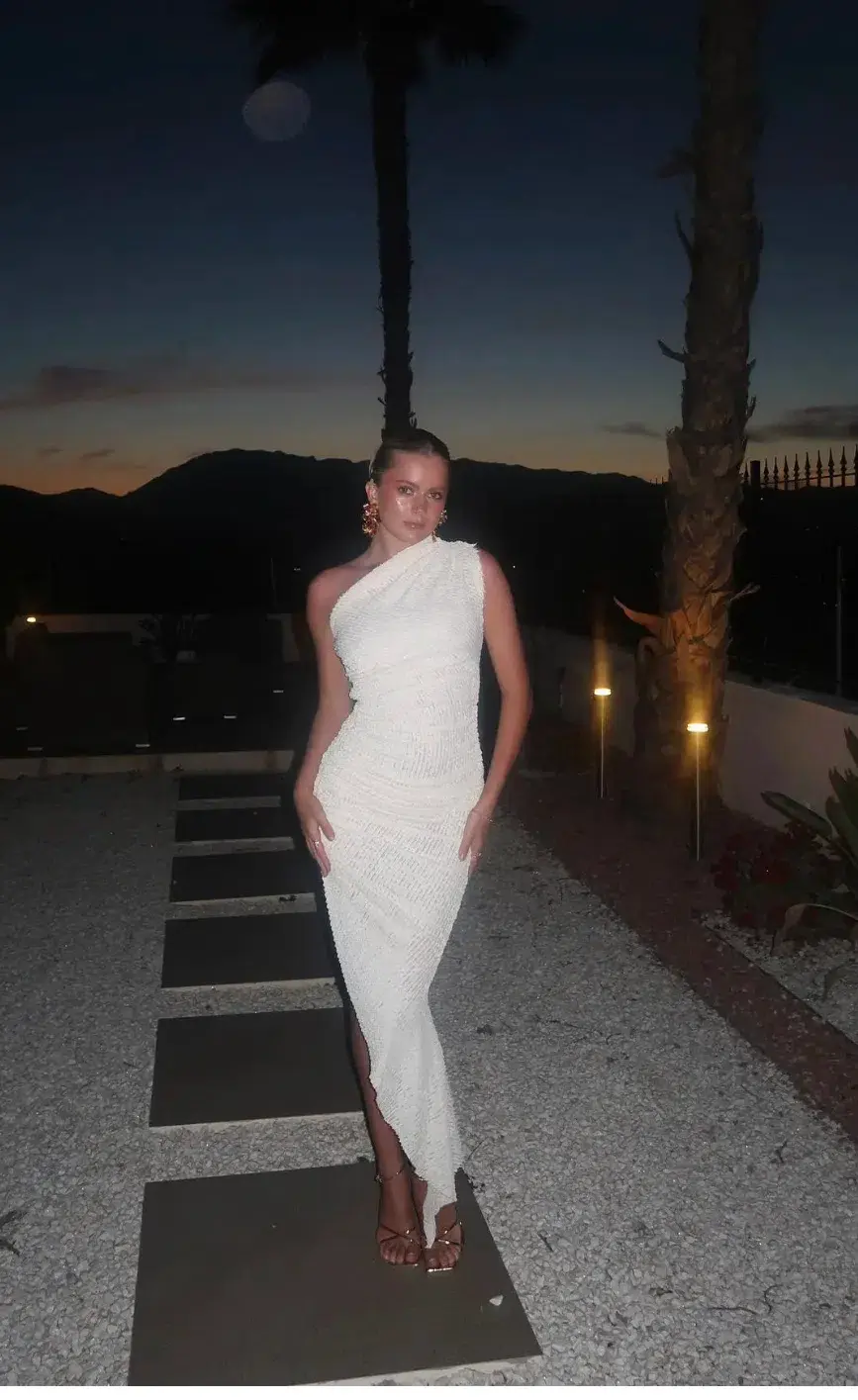 Cou coo Pasu Dress Rhino Tusk Size 10 for rent on The Volte - main image