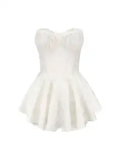 Nana Jacqueline Airina Mini Dress White Size 8 for rent on The Volte - image 3