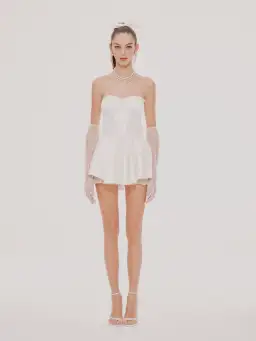 Nana Jacqueline Airina Mini Dress White Size 8 for rent on The Volte - image 1