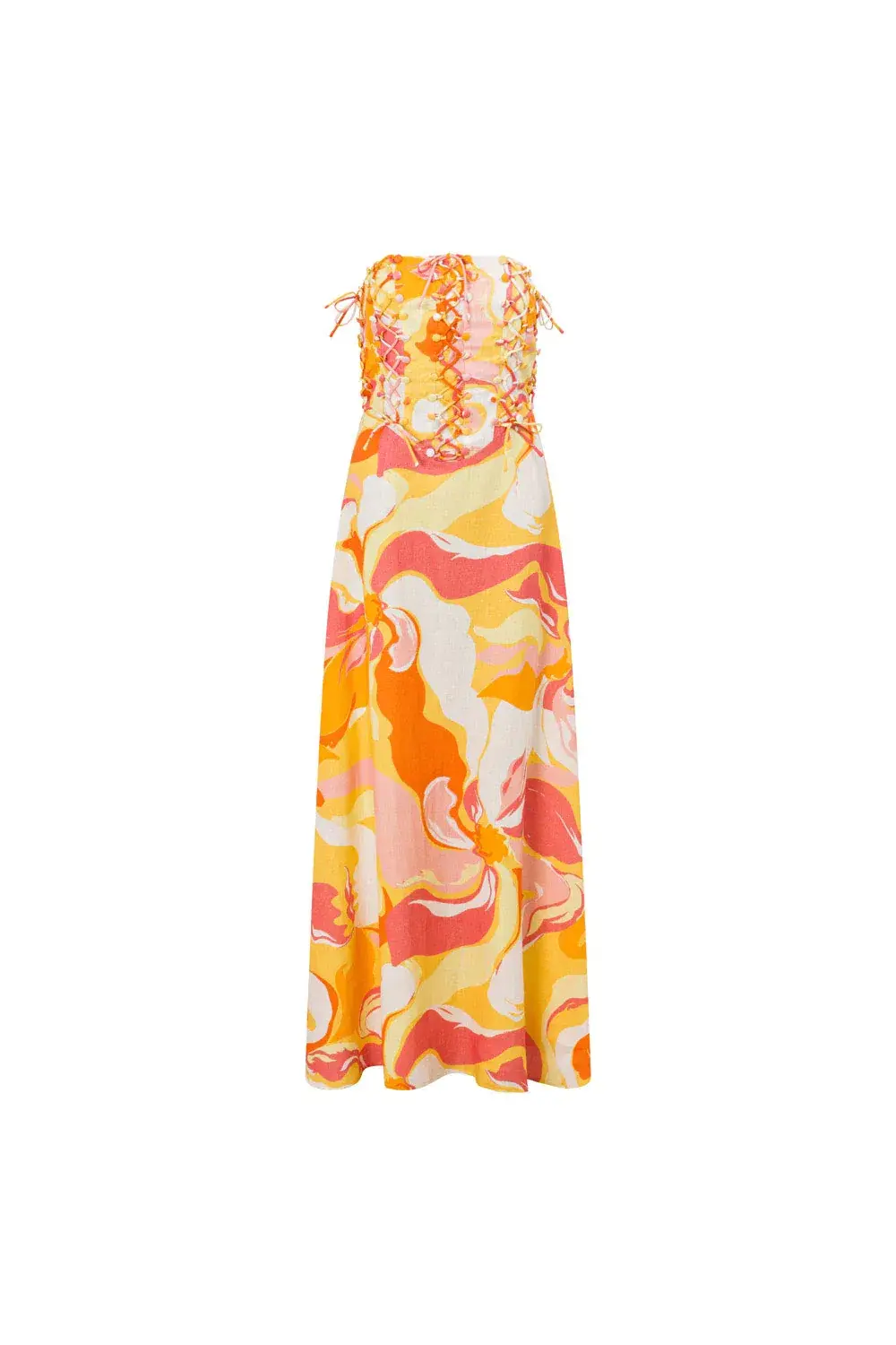 Zaco Kahlo Maxi Dress in Calista Sunset Size M / AU 10 for rent on The Volte - main image