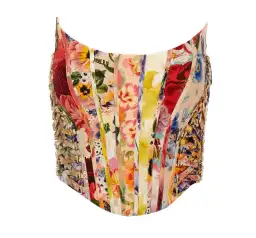 Zimmermann Wonderland Floral Corset Floral Size 1 / AU 10 for rent on The Volte - image 2