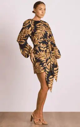 Pasduchas Elody Shell Mini Dress Print Size 14 for rent on The Volte - image 1