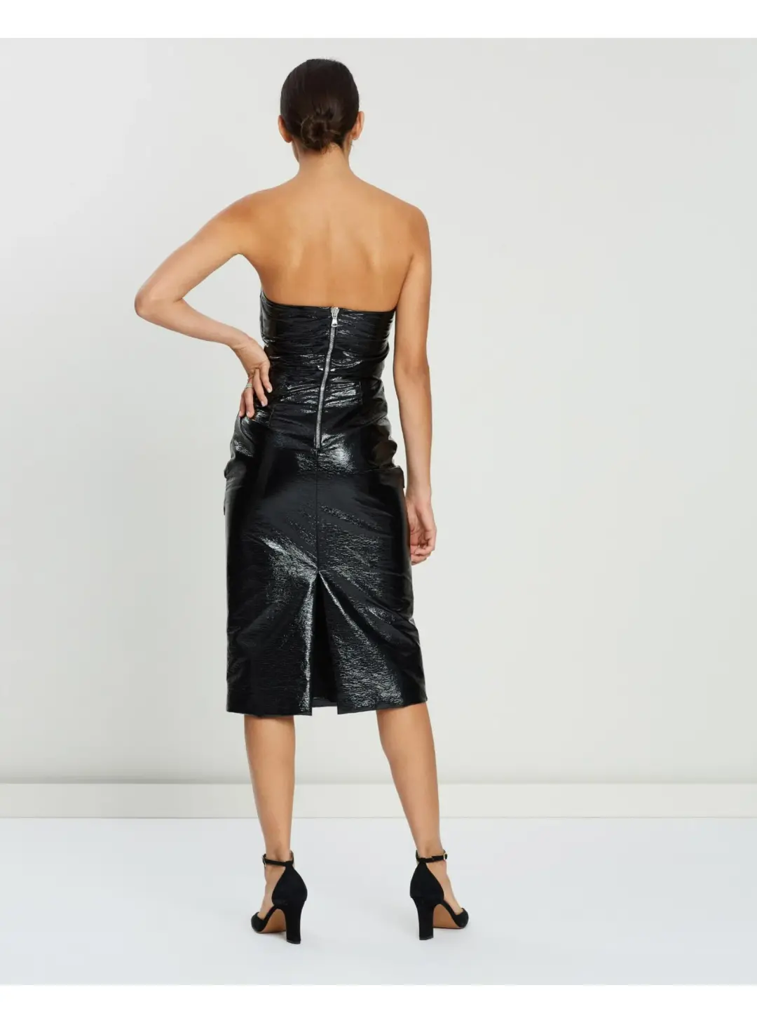 Bec & Bridge Finn Midi Dress Black Size AU 6 for rent on The Volte - main image