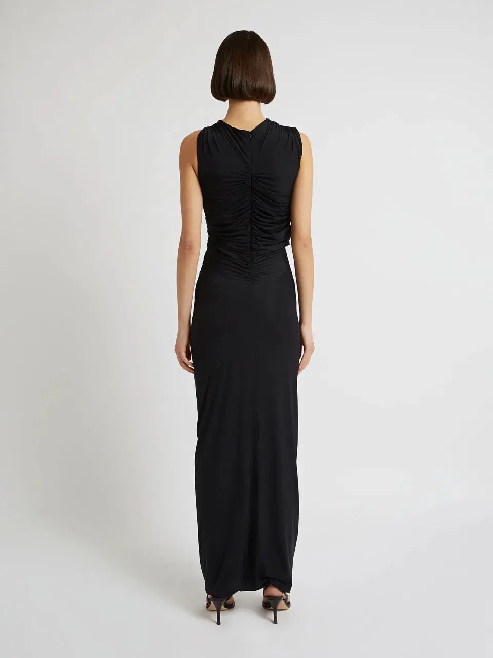 Christopher Esber Venus Tank Dress Black Size 6 for rent on The Volte - main image
