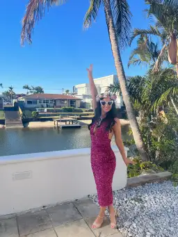 Eliya the Label Emile Dress Pink Size S/AU 8 for rent on The Volte - image 3