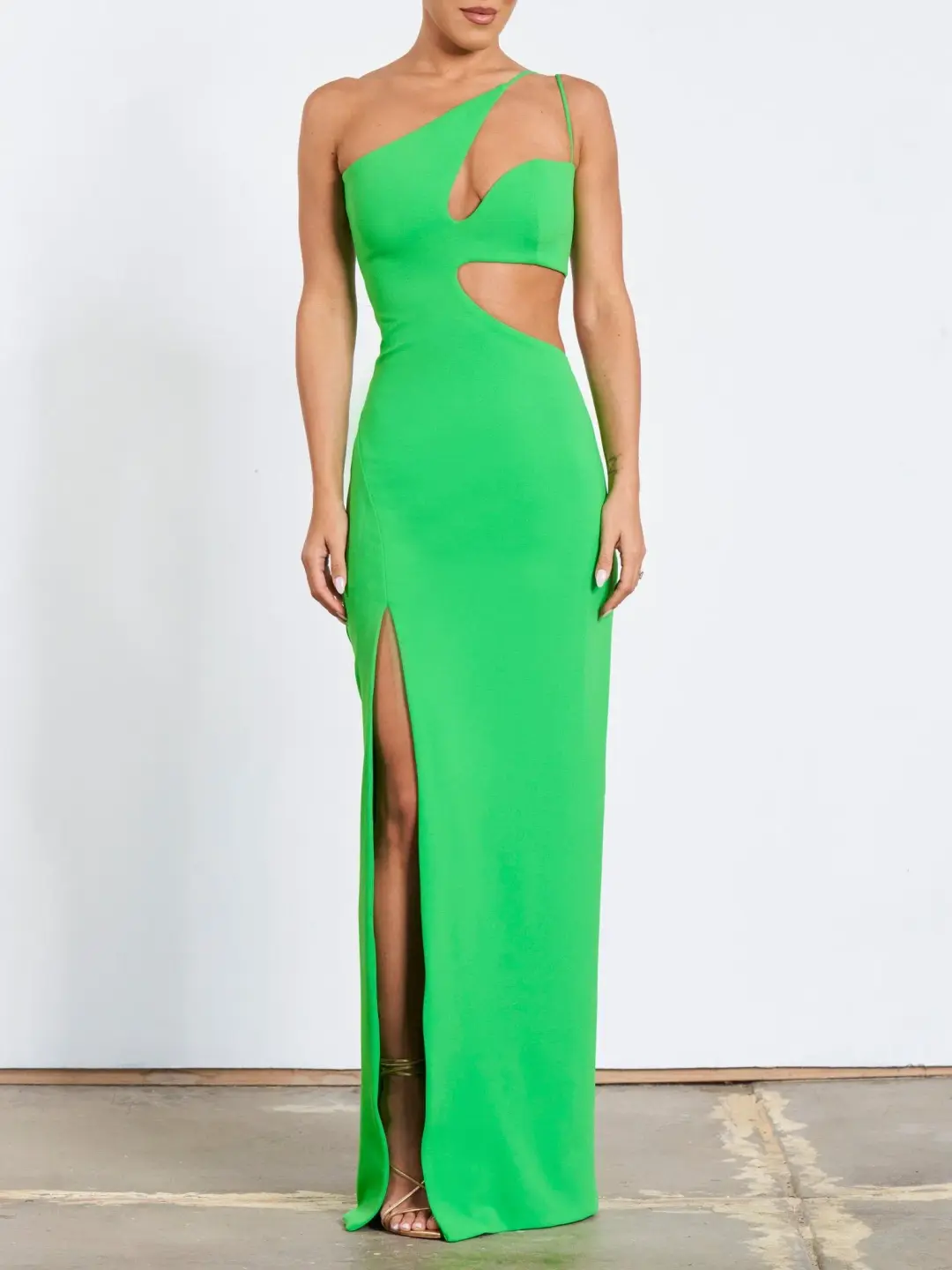 Effie Kats Polina Gown Lush Green Size S / AU 8 for rent on The Volte - main image