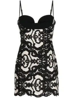 Manning Cartell Material Girls Motif-Embroidery Mini Dress Black Size 6 for rent on The Volte - image 4