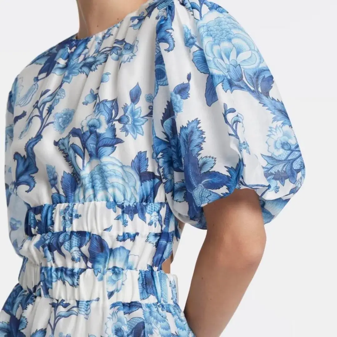 Sir the Label Amaris Open Back Mini Dress Floral Size 3 / AU 12 for rent on The Volte - main image