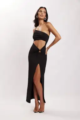 Meshki Sami Cut Out Dress Black Size AU 6 for rent on The Volte - image 1