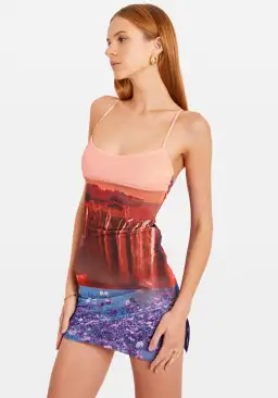 Miaou Anya Mini Dress Oasis Print Size 6 for rent on The Volte - image 2