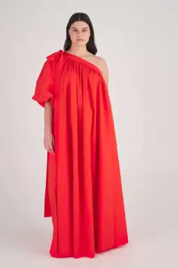 Oroton One Shoulder Dress Red Size AU 8 for rent on The Volte - image 6