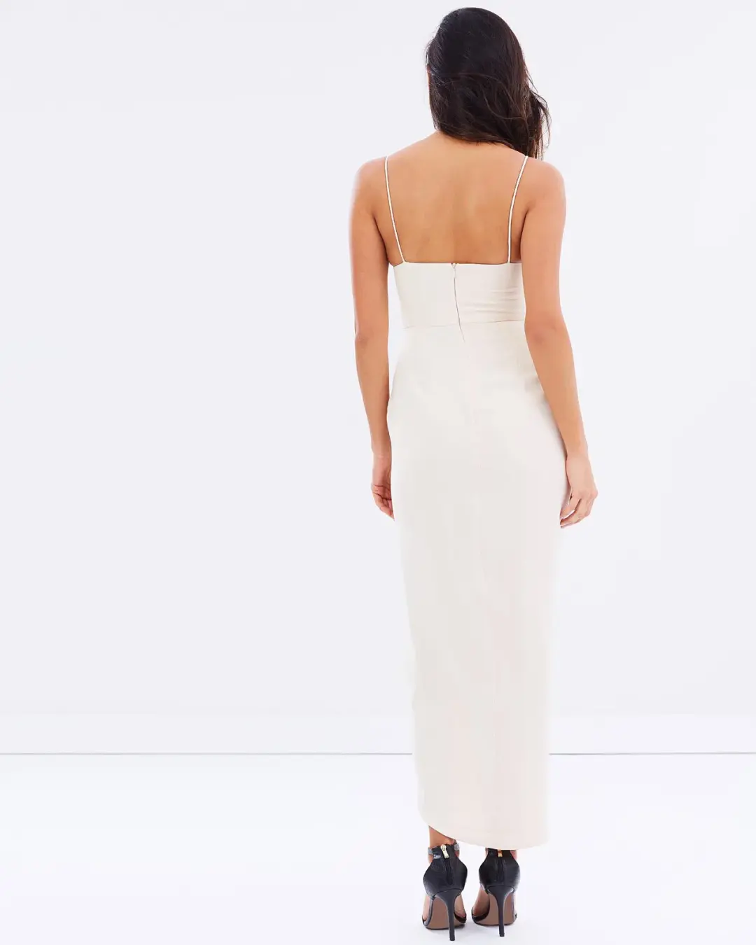 Shona Joy Core Cocktail Draped Maxi Dress Ballet Size 14 for rent on The Volte - main image