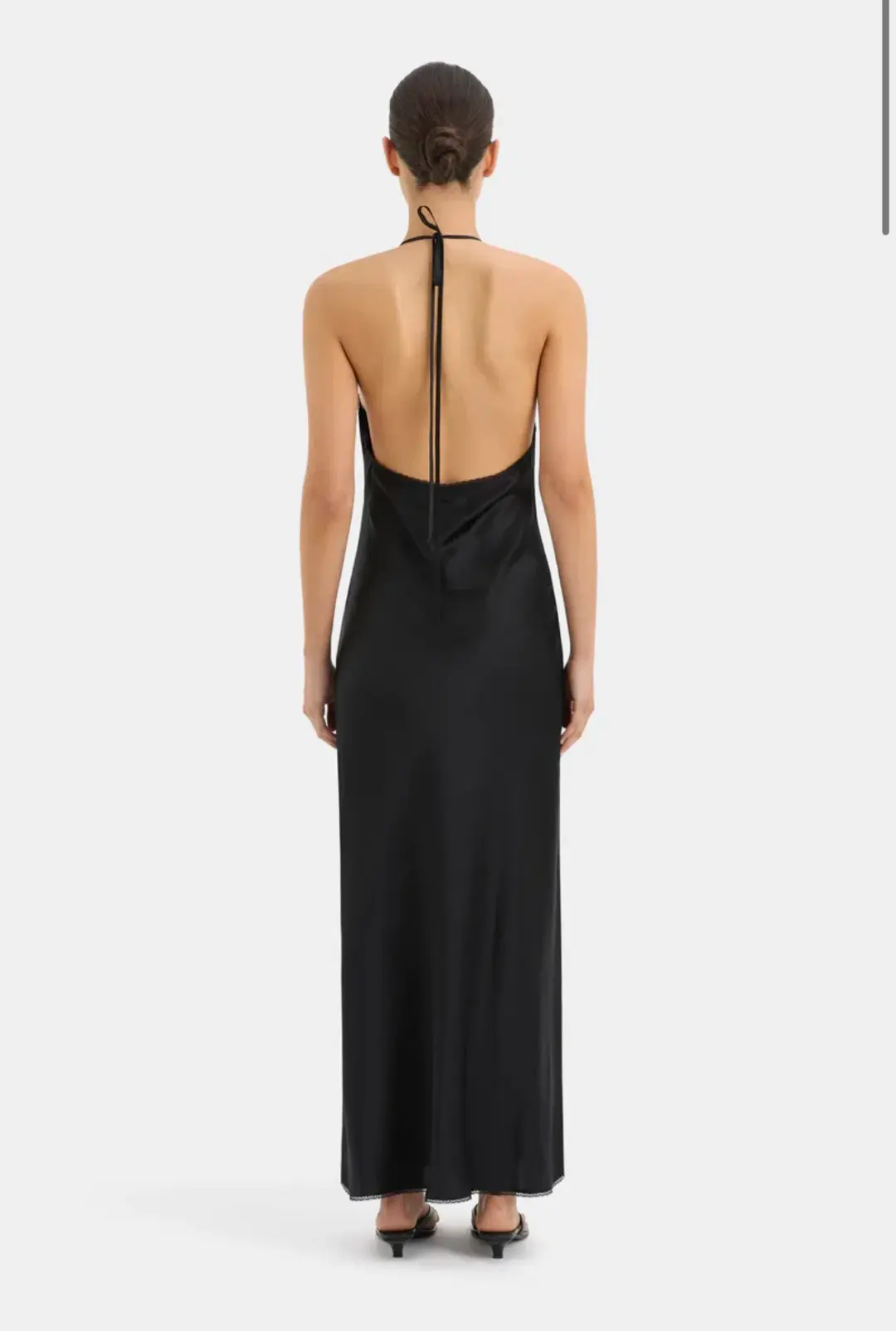 Sir the Label This Aries Halter Gown in Black Size 1 /Au 8 for rent on The Volte - main image