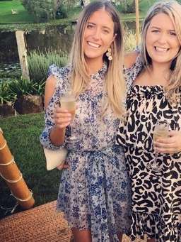 ALICE MCCALL Blue Printed Dress Size 6