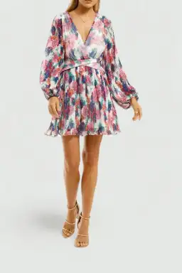 Talulah Always You Mini Dress in Floral Fantasia Print Size 14