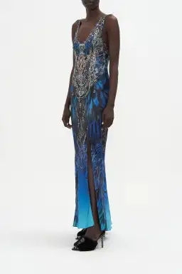 Camilla Ground Control Bias Cut Tank Dress Blue Size 16 for rent on The Volte - image 4