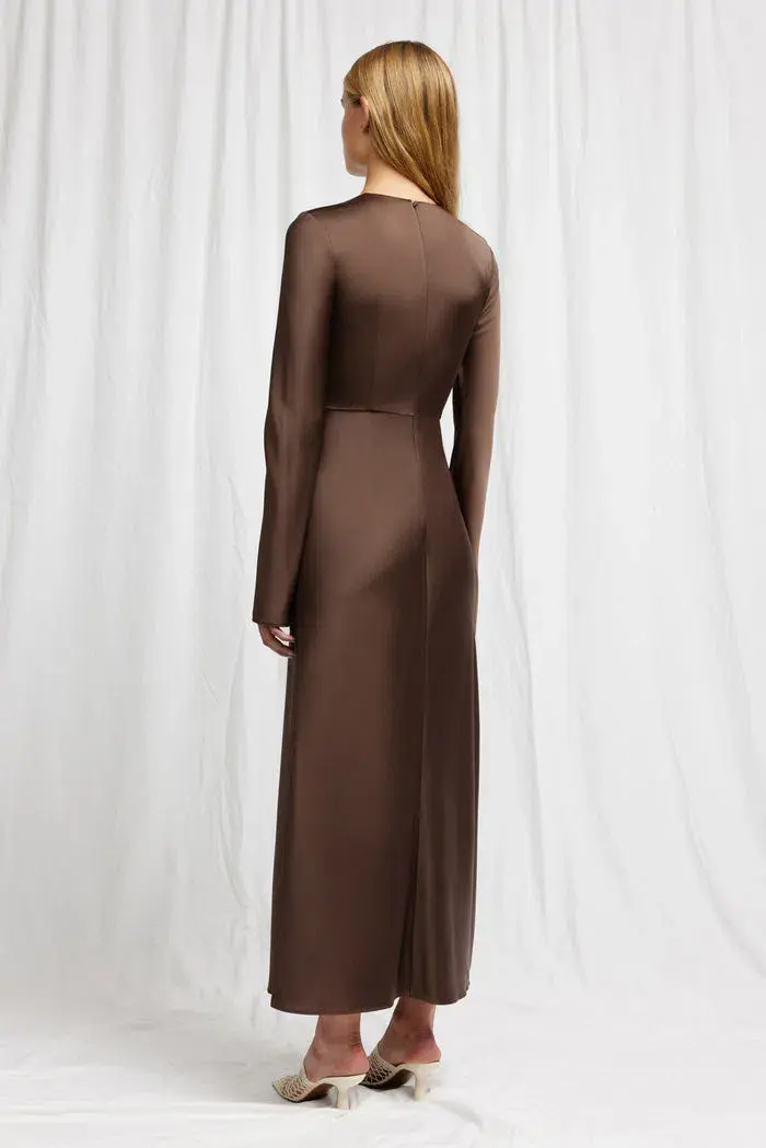 Significant Other Molly Dress Chocolate Brown Size 12 for rent on The Volte - main image