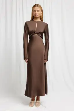 Significant Other Molly Dress Chocolate Brown Size 12 for rent on The Volte - image 1
