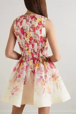 Zimmermann Wonderland V Neck Mini Dress Floral Size 0 / AU 8 for rent on The Volte - image 3